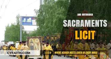Are Orthodox Sacraments Licit? Examining Validity and Recognition in Theology