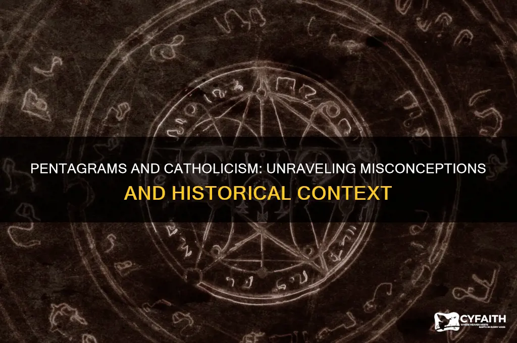 are pentagrams anti catholic