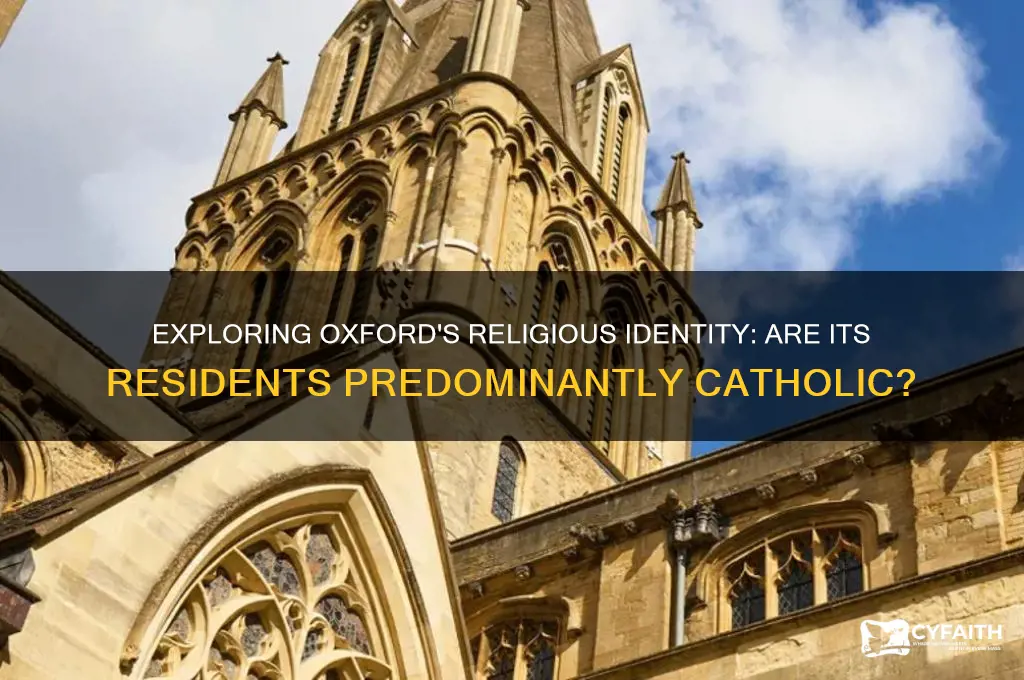 are people form oxford catholic