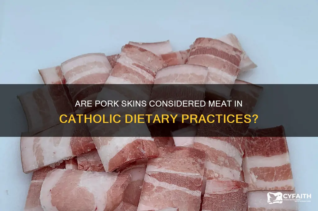 are pork skins meat catholic