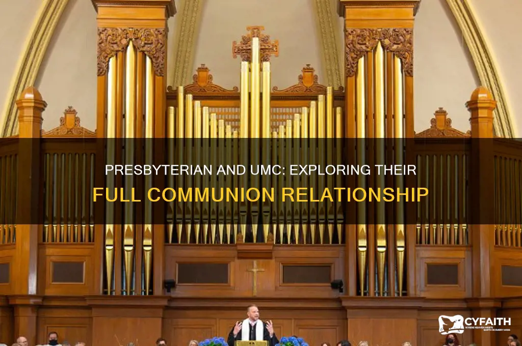 are presbyterian and umc in full communion