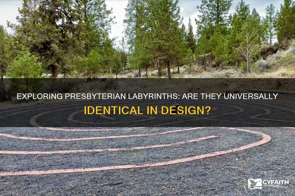 are presbyterian labyrinths the same