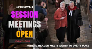 Are Presbyterian Session Meetings Open to the Public?