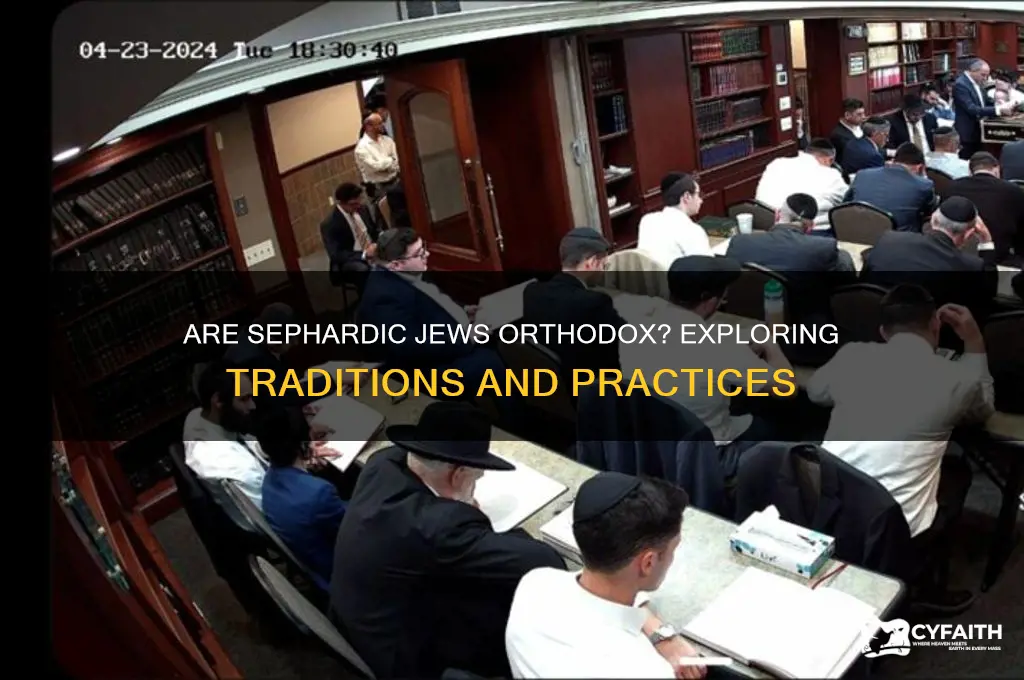 are spehardi jews orthodox