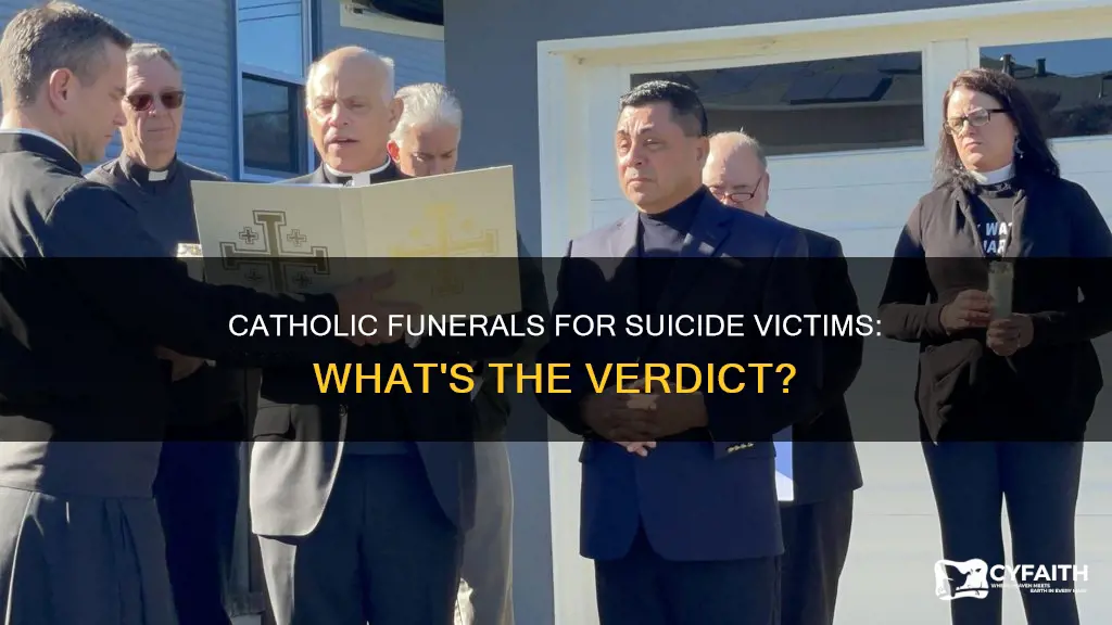 are suicide victims given catholic funeral