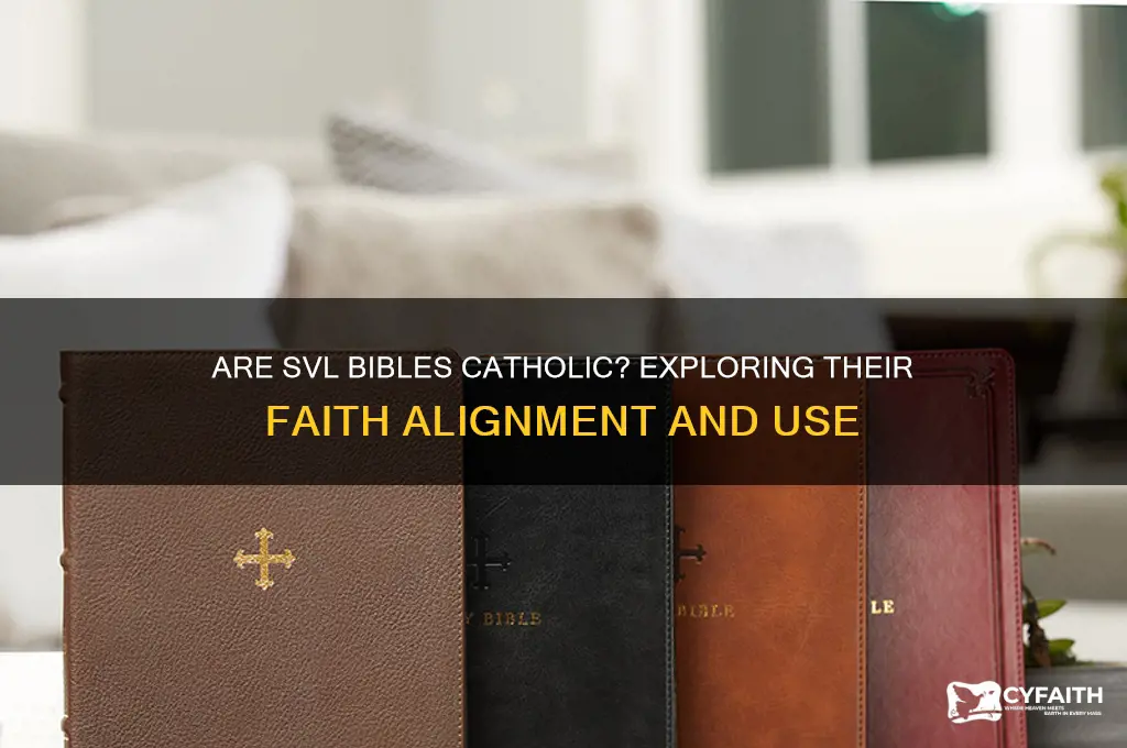 are svl bibes catholic