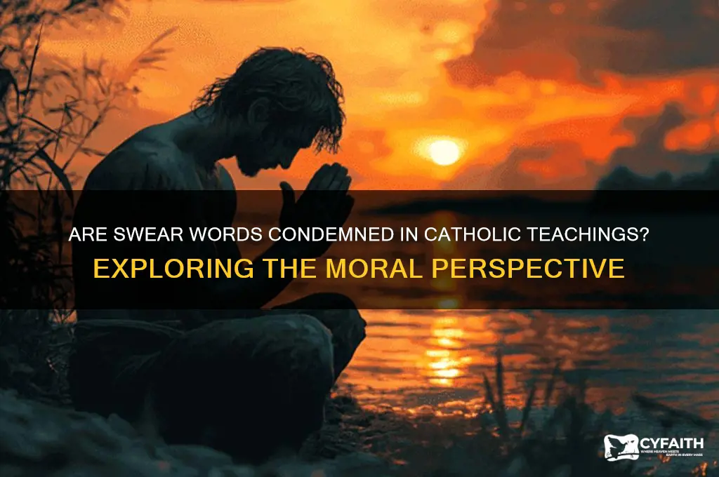 are swear words condemned catholic
