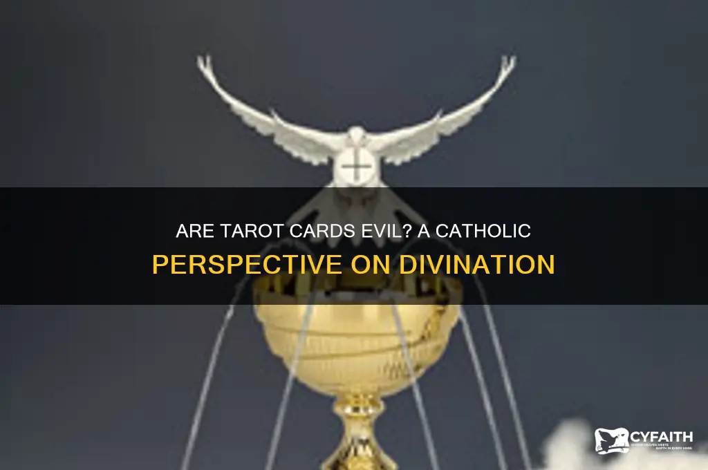 are tarot cards evil catholic