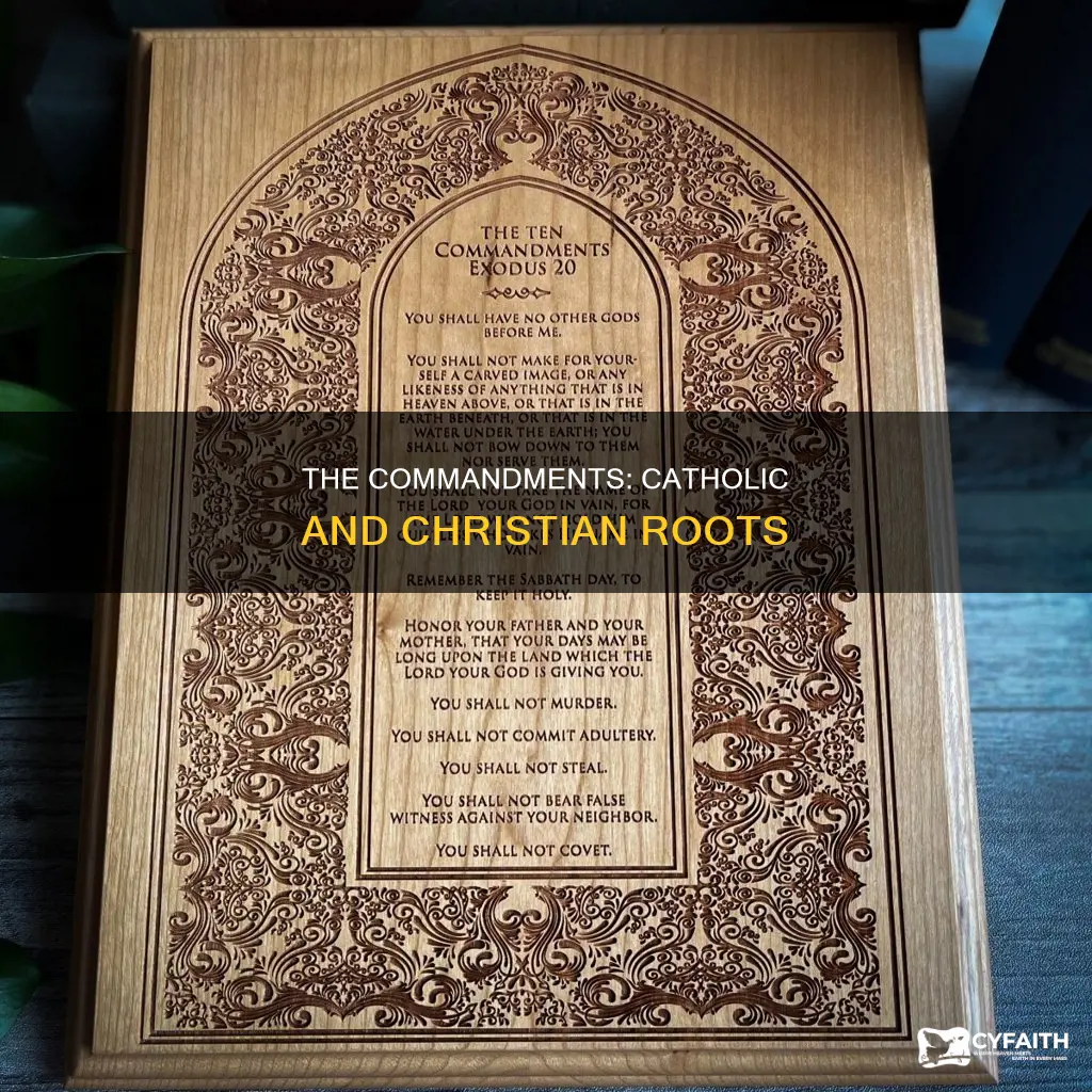 are the 10 commandments catholic or christianity