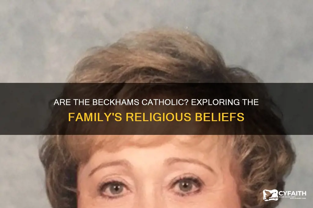 are the beckhams catholic