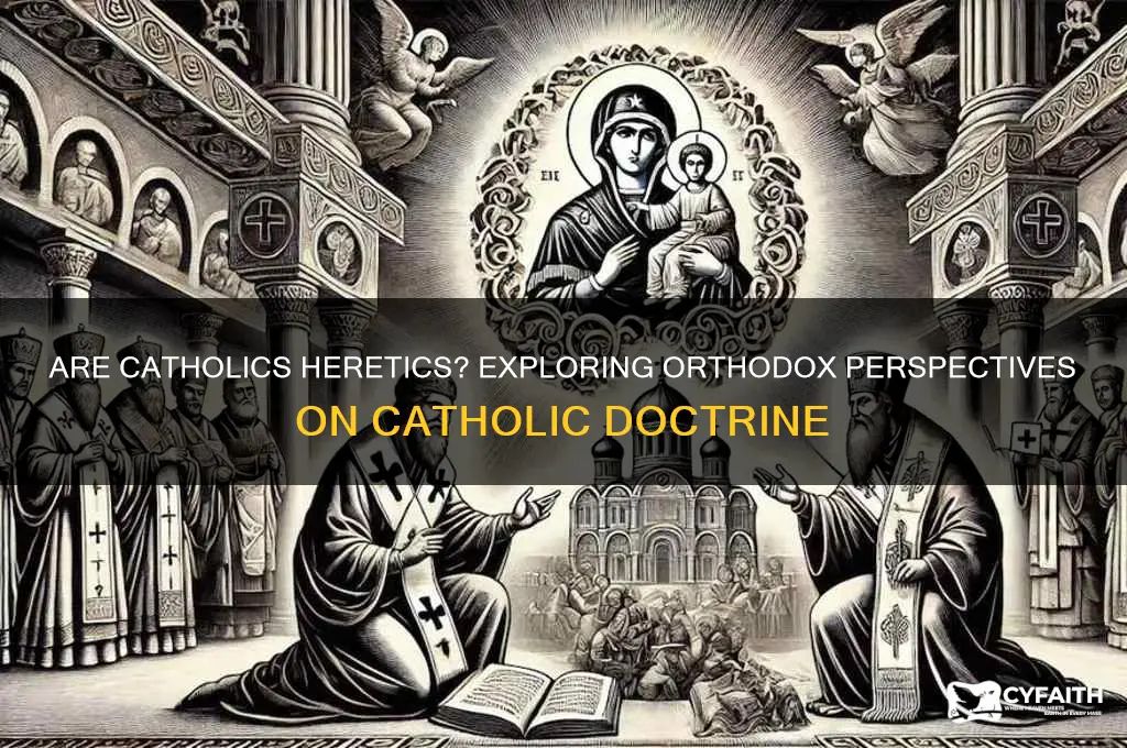 are the catholics heretics orthodox