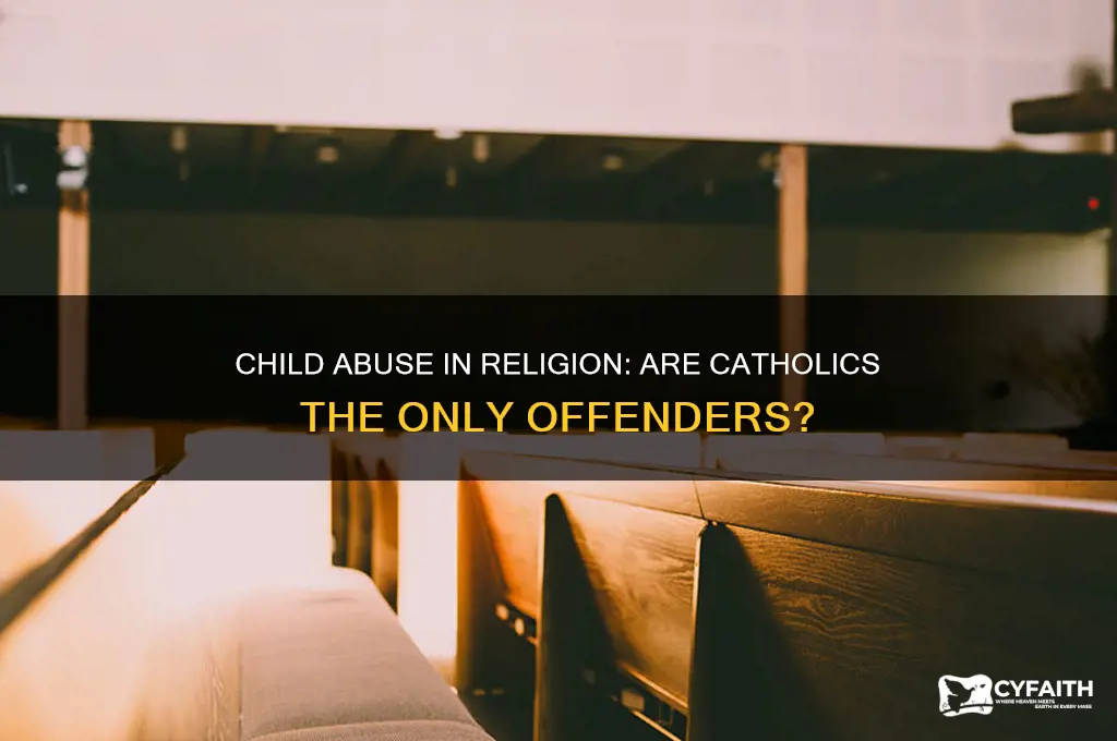 are the catholics the only one that abuse children