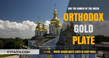 Are Greek Orthodox Church Domes Covered in Gold Plate?