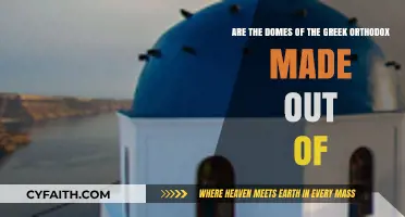 What Materials Are Greek Orthodox Church Domes Typically Constructed From?