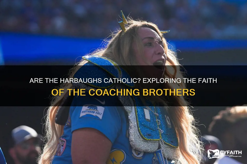 are the harbaughs catholic