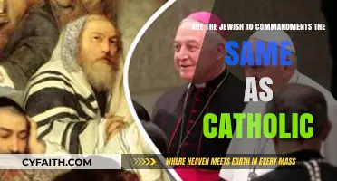 Jewish vs. Catholic Commandments: Exploring the Similarities and Differences