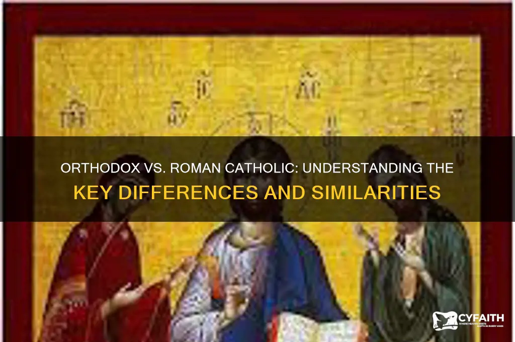 are the orthodox catholic church and roman catholic the same