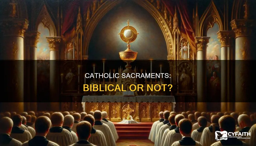 are the seven catholic sacraments biblical