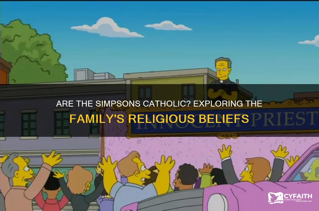are the simpsons catholic