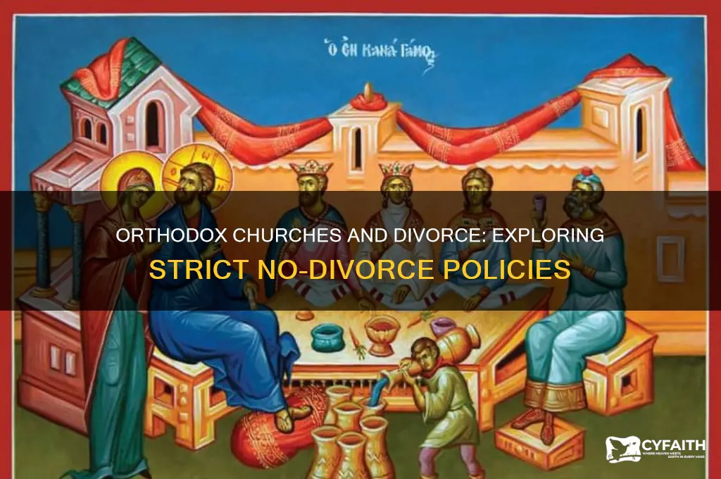 are there any orthodox churches that do not permit divorce