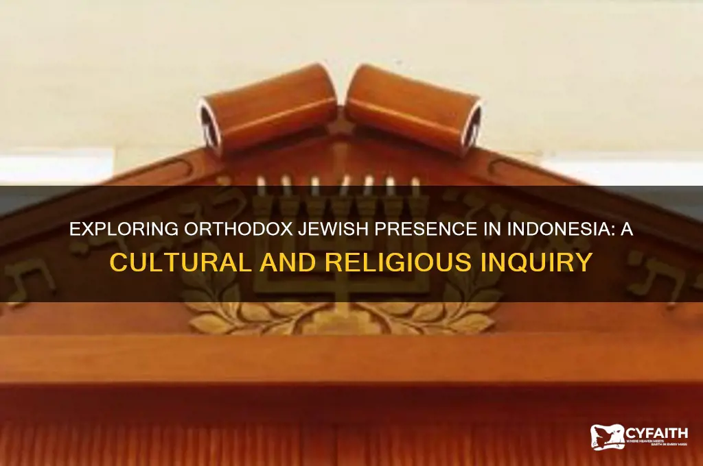 are there any orthodox jewish communities in indonesia