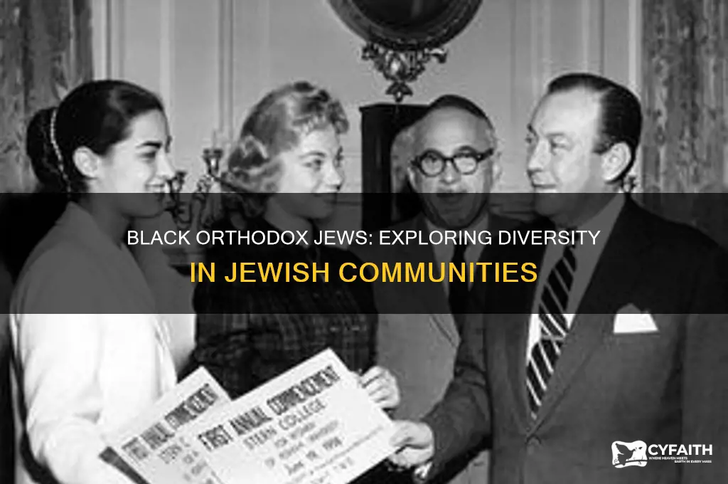 are there black orthodox jews