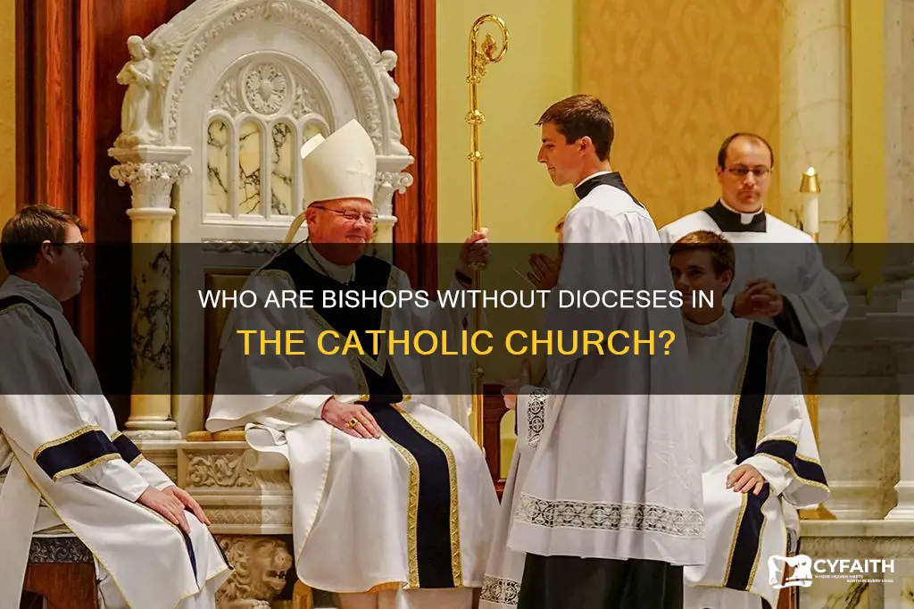 are there catholic bishops without dioceses