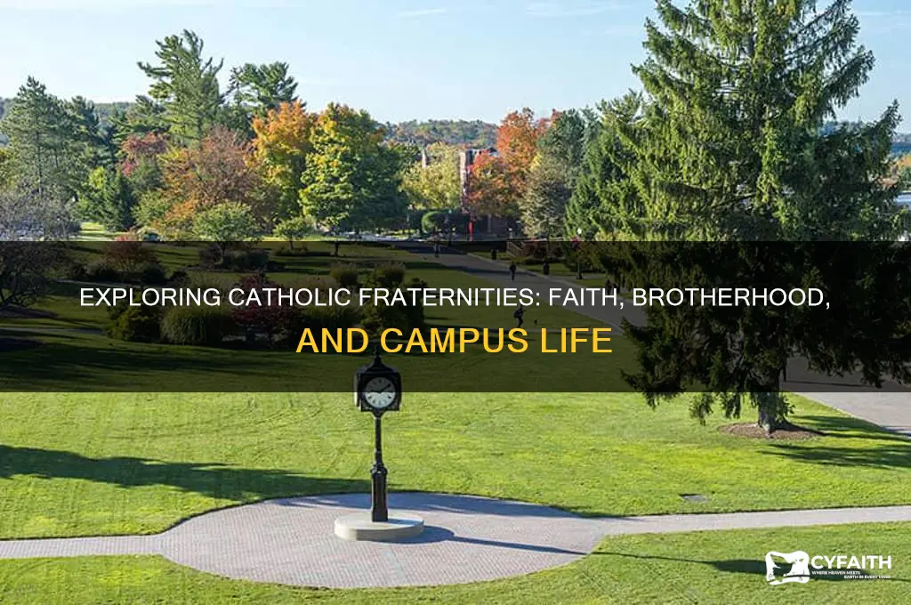 are there catholic fraternities