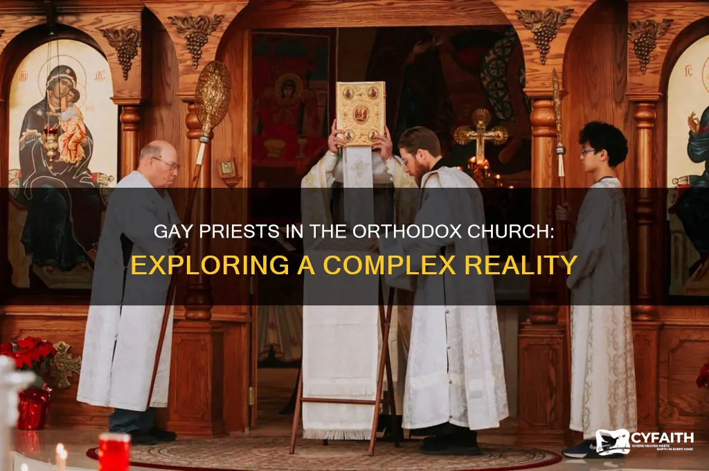 are there gay priests in orthodox church