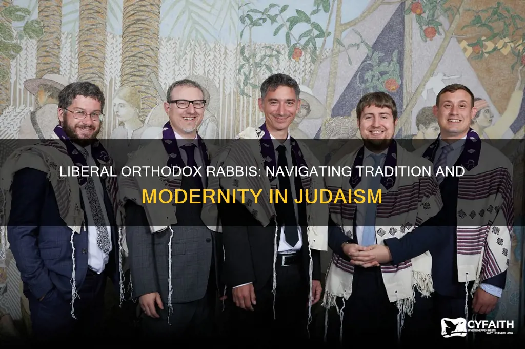 are there liberal orthodox rabbis