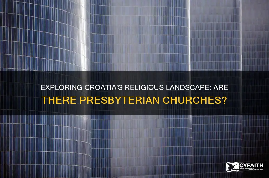 are there presbyterian churches in croatia
