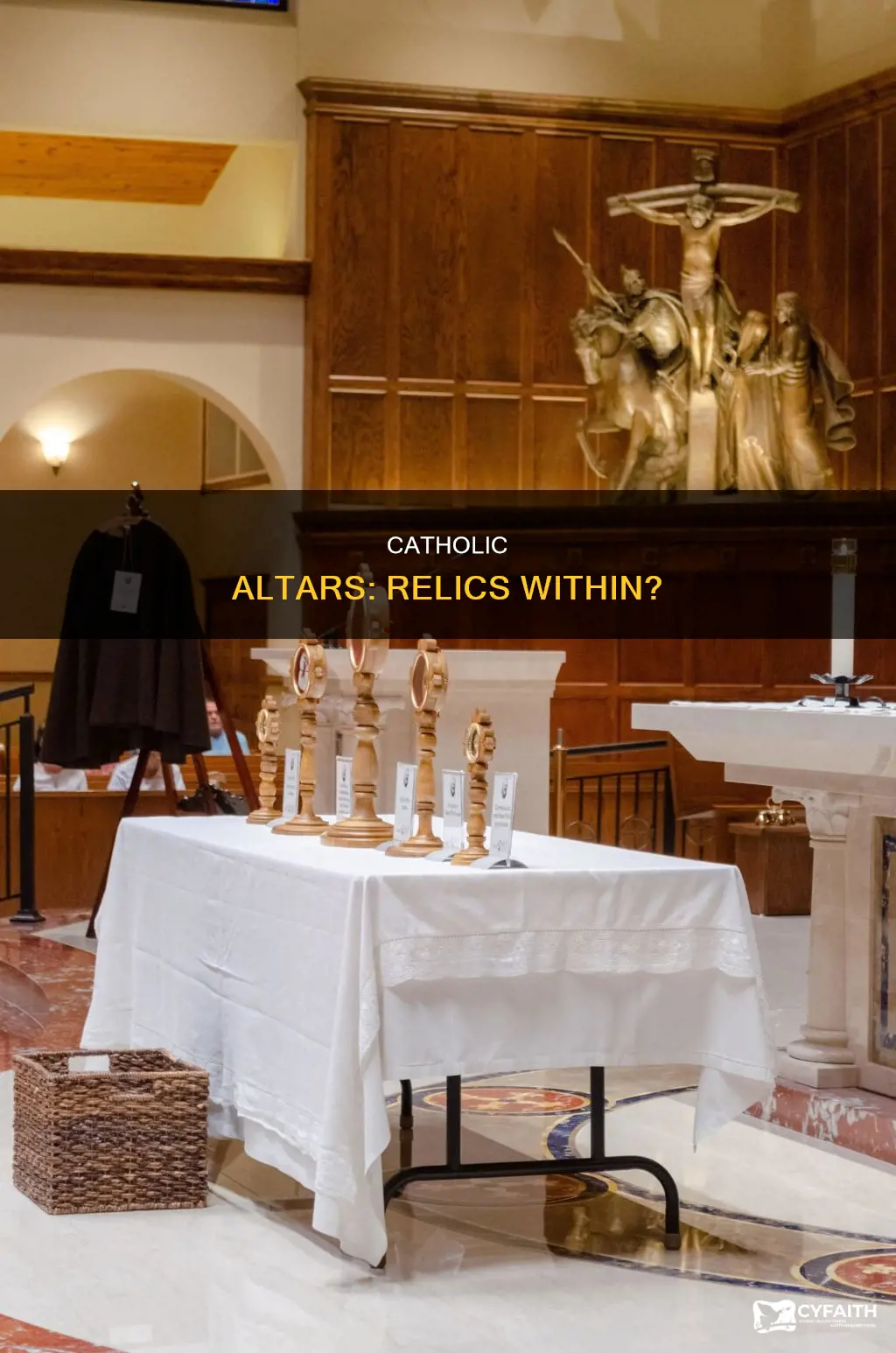 are there relics in every catholic altar