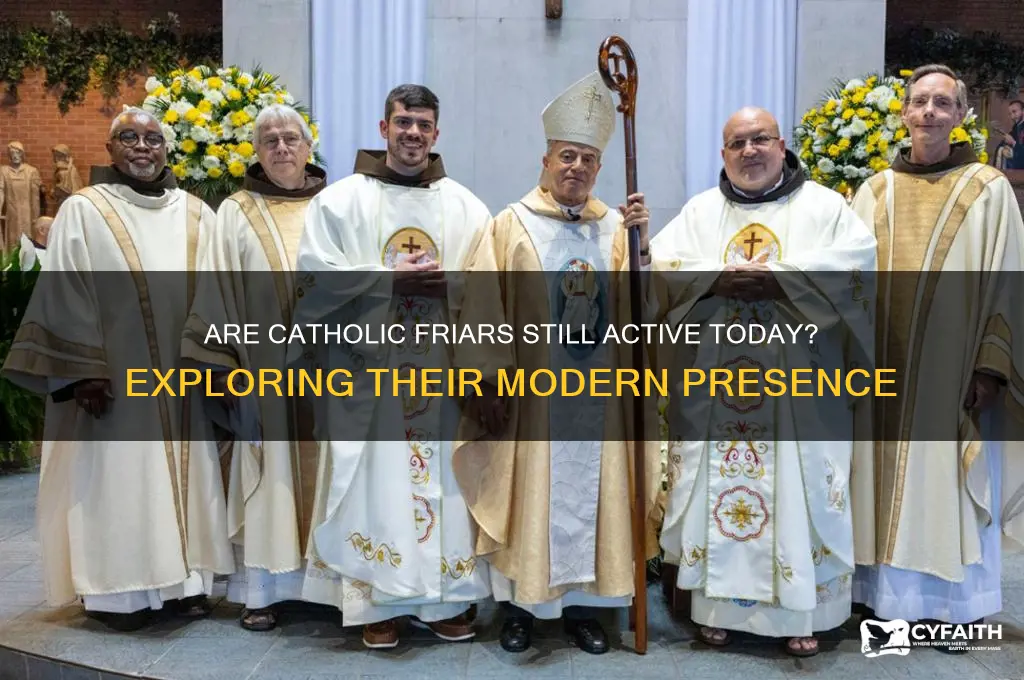 are there still catholic friars