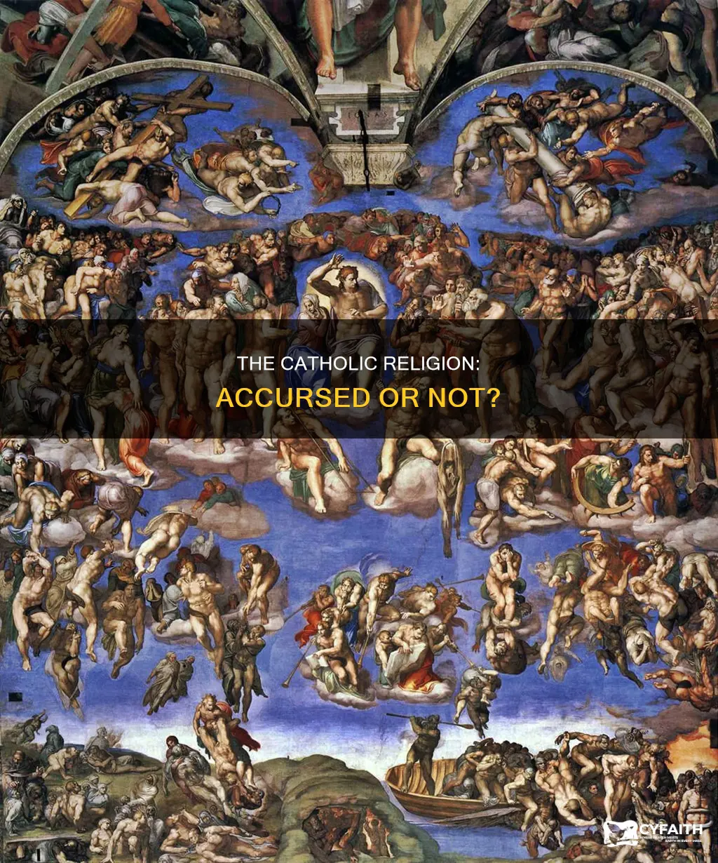 are things from the catholic religion accursed