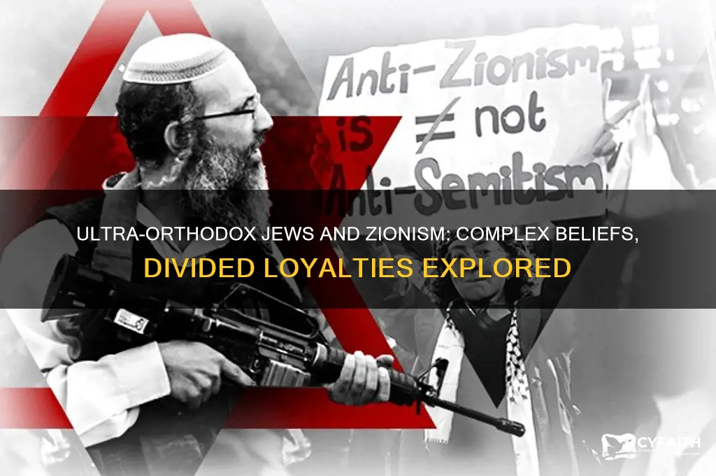 are ultra orthodox jews zionists