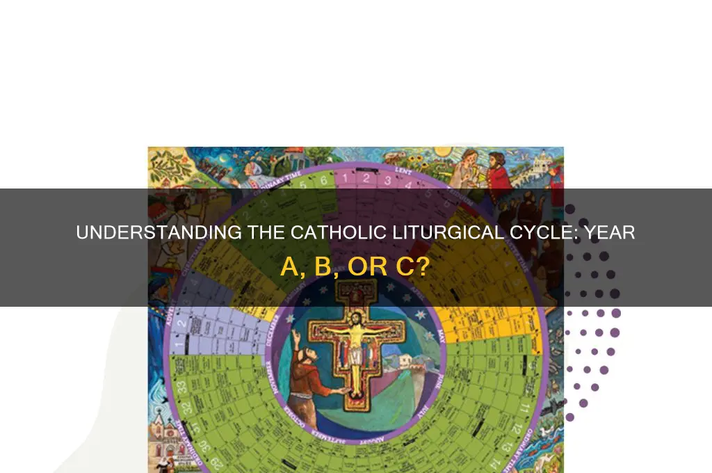 are we in catholic year a b or c