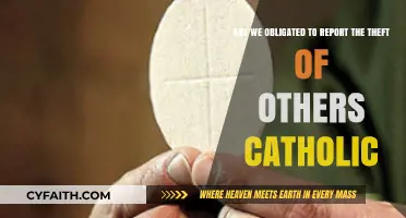 Catholic Ethics: Reporting Others' Theft - Moral Duty or Personal Choice?