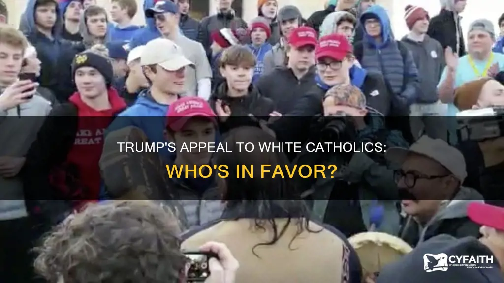 are white catholics in favor of trump