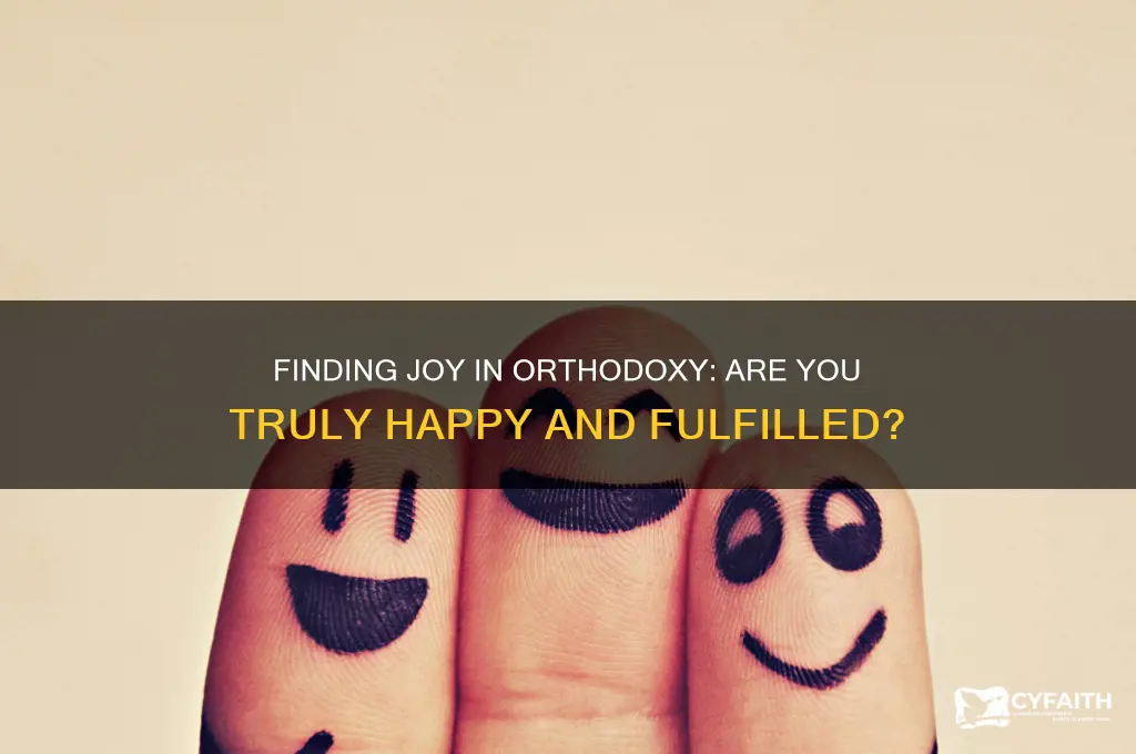 are you happy are you joyful orthodox
