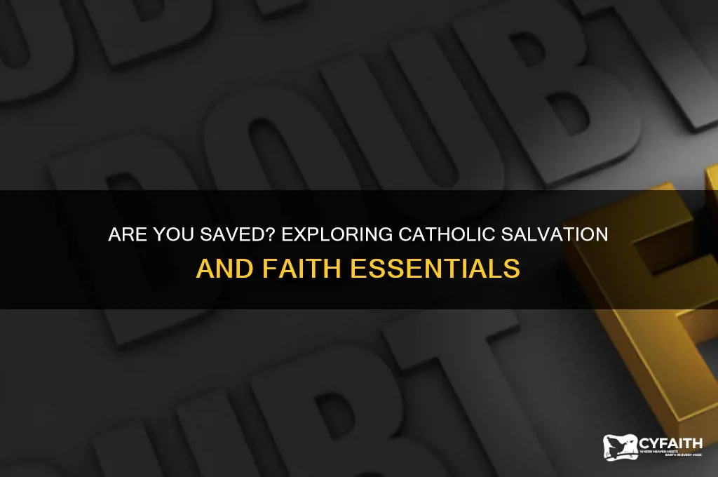 are you saved catholic
