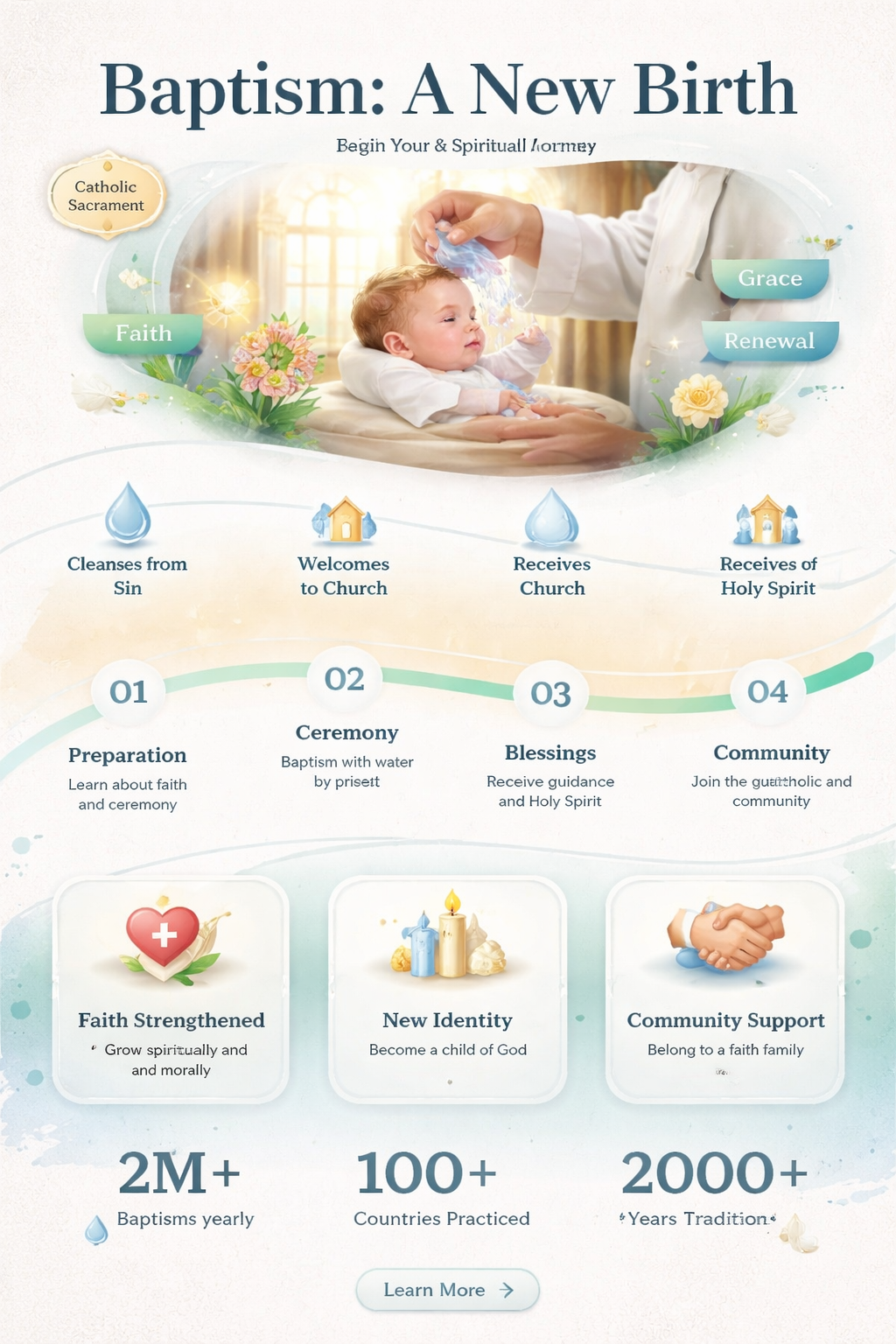 are catholics born again through baptism