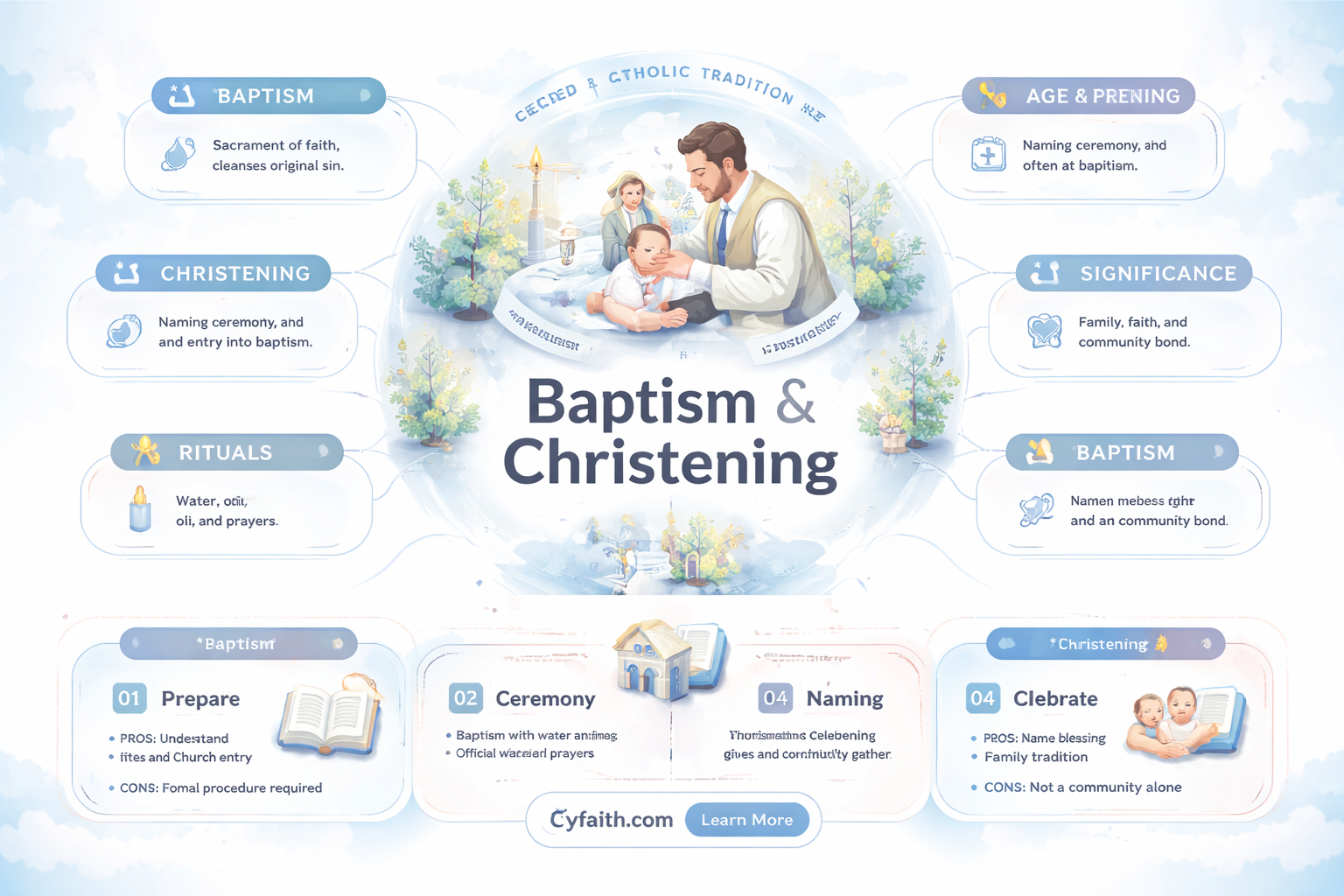 are catholics baptised or christened