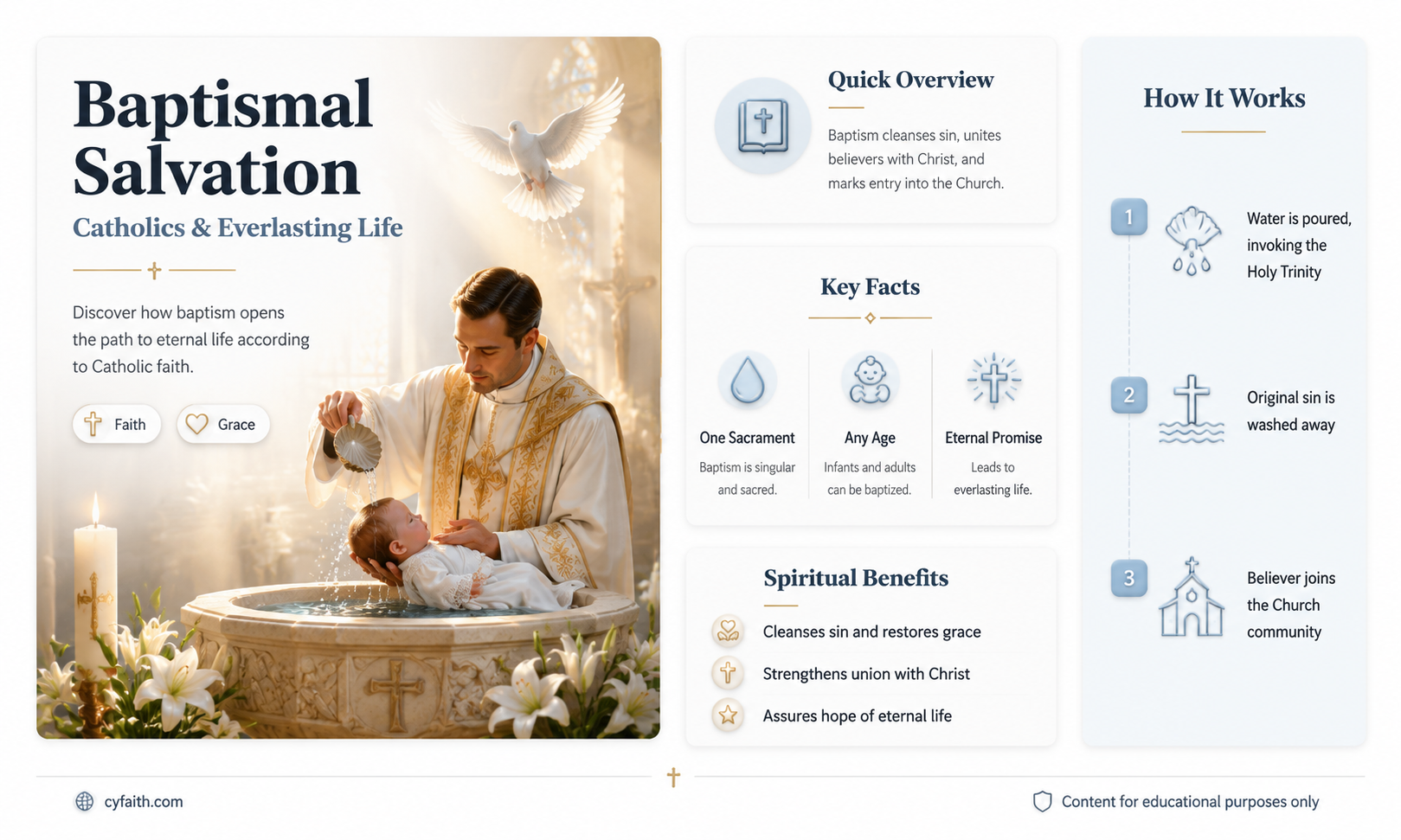 are catholics saved when they are baptised