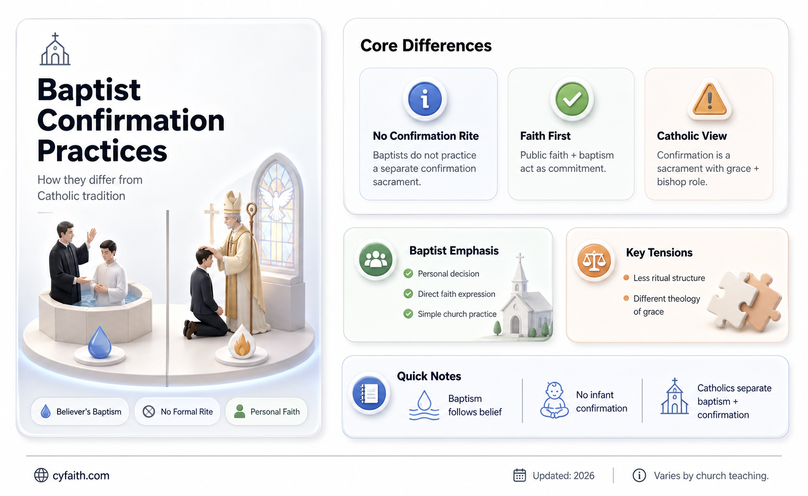 are baptist confirmed like catholics