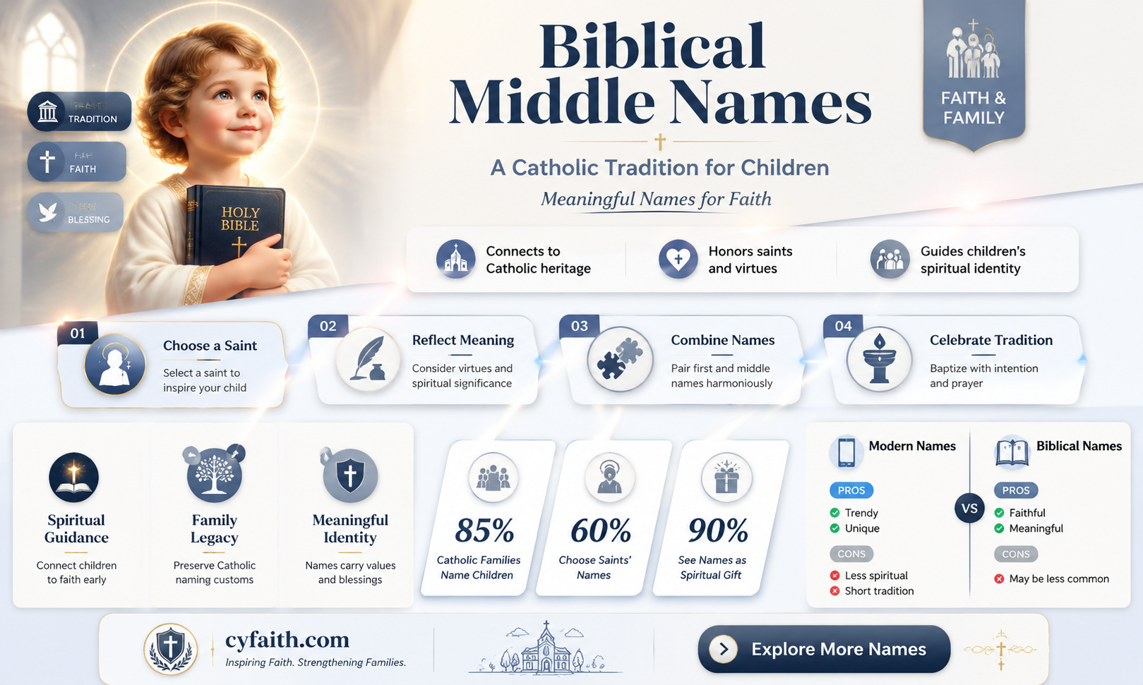 are catholic children supposed to have a biblical middle name