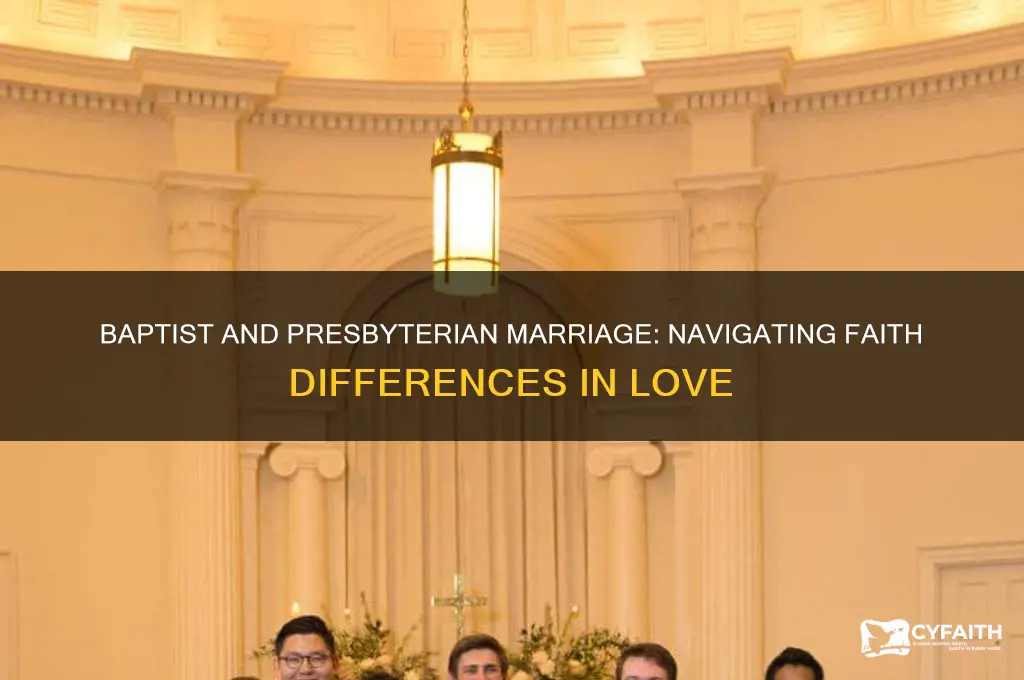 can a baptist marry a presbyterian