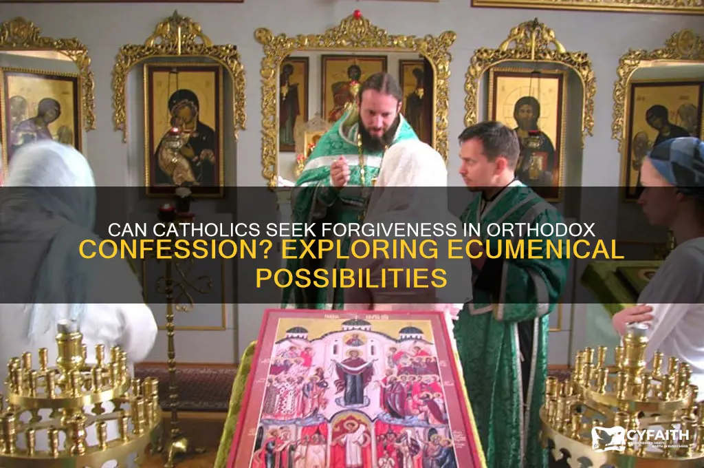 can a catholic go to orthodox confession