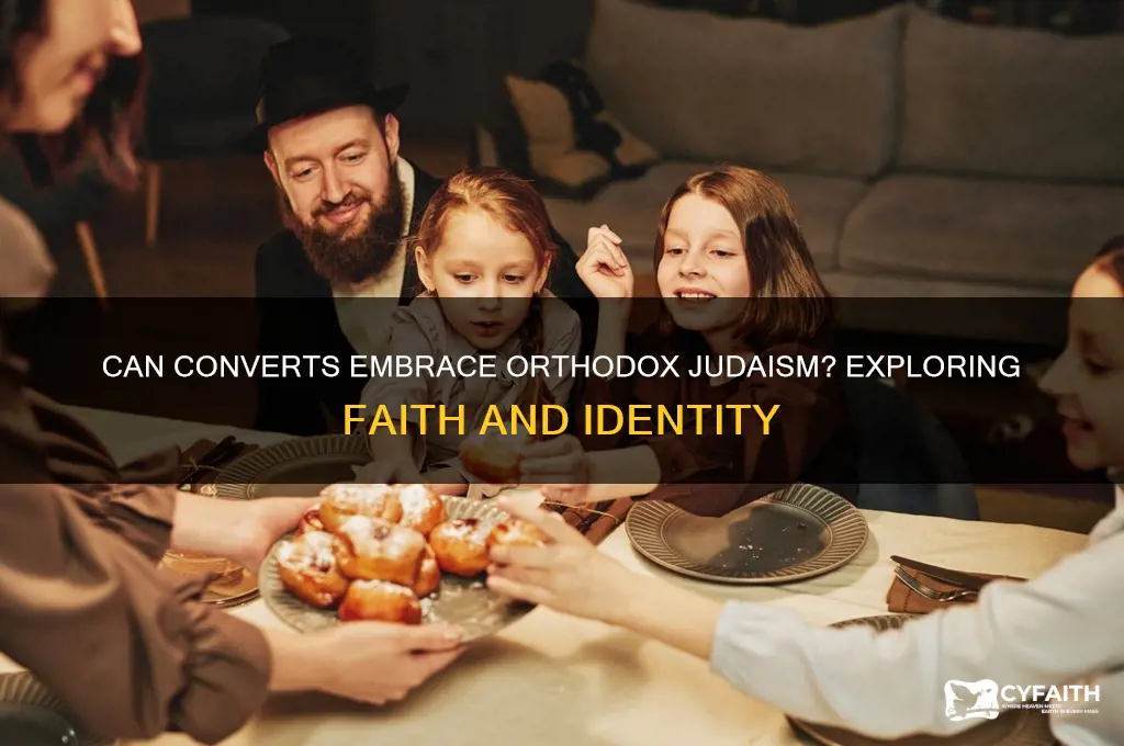 can a convert be orthodox jew