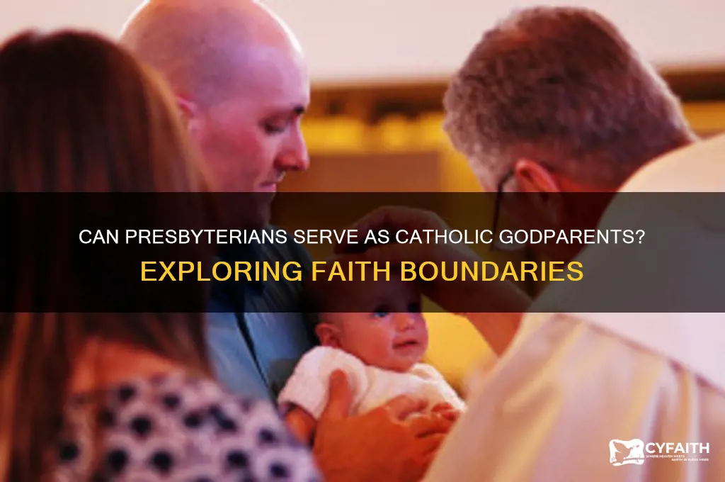 can a presbyterian be a catholic godparent
