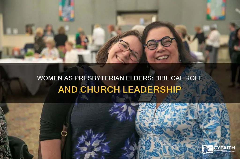 can a woman be an elder in the presbyterian church